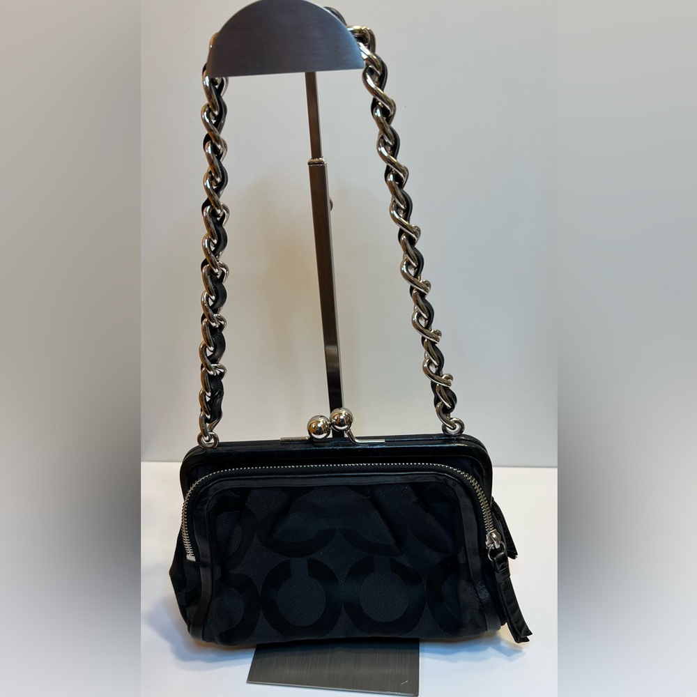Coach Black Chain Shoulder Bag